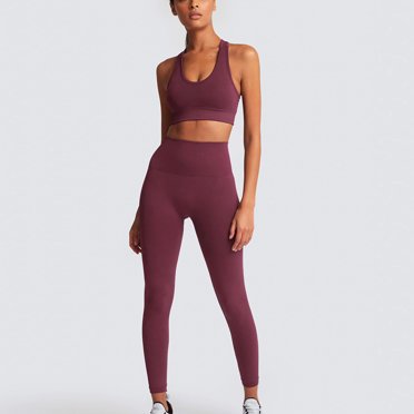 Baikeli Ensemble 2 Pcs avec Codes Promo pour Femmes, Débardeurs de Détente, Pantalons de Yoga Taille Haute, Ensemble de Vêtements de Jogging, Tenues de Voyage pour Femmes