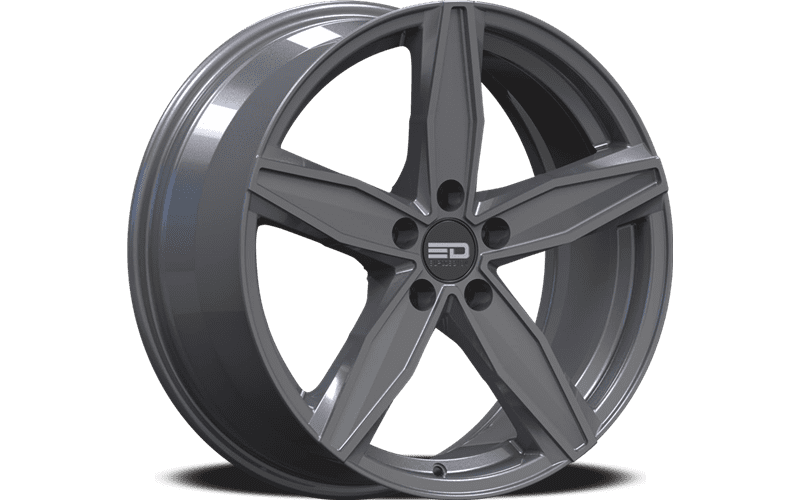 4 x jantes Euro Design Berlin en alliage Gunmetal mat de 17x7.5 pouces pour 2016 - 2026 Hyundai Santa Fe