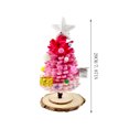 thumbnail image 3 of WLOELOEW Color C Dreamy Pink Twist Stick Christmas Tree Diy Kit Polyester Material 20 Cm High 7.9 Inches Romantic And Festive Diy Kit C, 3 of 6