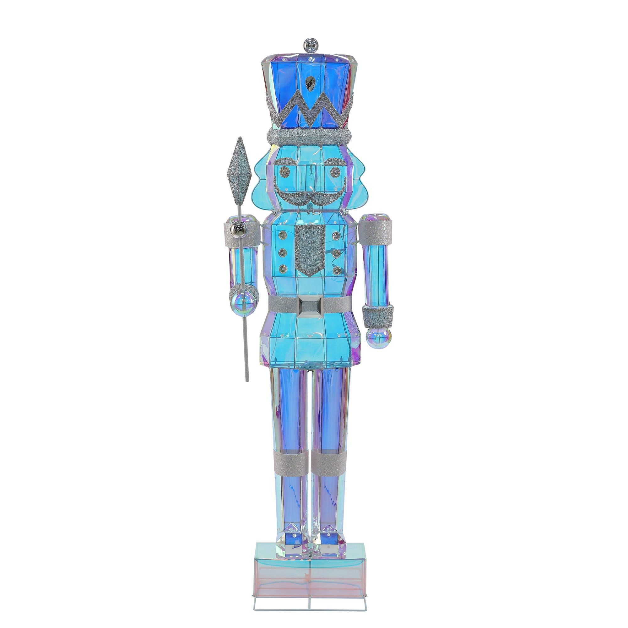 HOLIDAY TIME PL 72 IN IRID NUTCRACKER HOME DECORATION