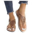 thumbnail image 2 of IUJSOY Womens Thong Sandals Arch Support Orthotic Adjustable Flip Flops Lightweight Beach Shoes, 2 of 9