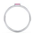 thumbnail image 3 of East-West Stackable Baguette Birthstone Ring - Ruby (July), 3 of 5