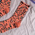 thumbnail image 3 of Bas à Imprimé Léopard pour Femmes, Personnalité Automne Hiver, Coton, Longues Chaussettes à la Cheville, 3 of 5