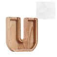 thumbnail image 1 of XZNGL Personalized Wooden Name Money Box Wooden Deposit Box Twenty Six English Letters, 1 of 6