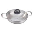 thumbnail image 4 of Korean Ramen Pot Double Handle Stockpot Seafood Pot Household Round Fast 18cm argent, 4 of 8