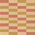 thumbnail image 1 of Ahgly Company Tapis de Zone Carré Orange Lavable en Machine, 5 Pieds Carré, 1 of 7
