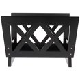 thumbnail image 2 of Frenchi Home Furnishing Contemporary Magazine Rack, Black, 2 of 2
