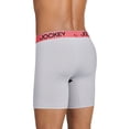 thumbnail image 3 of Jockey Men's Big Man Chafe Proof Pouch Microfiber 6" Boxer Brief - 2 Pack, 3 of 5