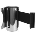 thumbnail image 2 of Barrière de File d'Attente de Sécurité 5 m Rétractable avec Bandes Fixation Murale Noire, 2 of 5