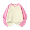 thumbnail image 1 of Toddler Boys Summer Tops Tees Long Sleeve Raglan Color Block Loose Fit Casual Baseball Tee Blouse Spring Shirts For Boy 4-5T, 1 of 3