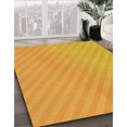 thumbnail image 3 of Ahgly Company Tapis d'Intérieur Lavables en Machine Rectangulaire Transitionnelle Orange Néon, 8' x 10', 3 of 7