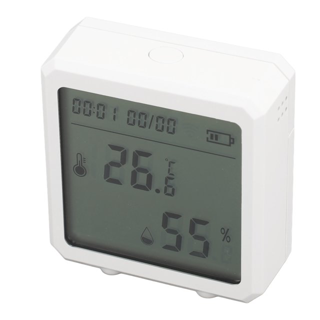 Temperature Humidity Sensor, LCD Display Temperature Humidity Remote for Home Greenhouse
