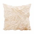 thumbnail image 2 of Chmadoxn Scandinavian Style Polyester Cotton Pillowcover Leaf Design 45x45x6cm, 2 of 6