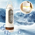 thumbnail image 2 of Sentmoon Tower Fan Portable Fan Desktop Portable Fan with Three Wind Speeds Automatic Oscillating Head with Night Light for A Cool and Soothing Feeling Suitable for Home Office and Bedroom Use, 2 of 8