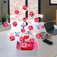 thumbnail image 4 of RKSTN Jump Bo Creative Surprise Bouncing Red Envelope Bouncing Money Box Gift Love Double Open Plus Butterfly D 20 Jumping Boxes + Gift Box + Gift Bag Home Decor, 4 of 5
