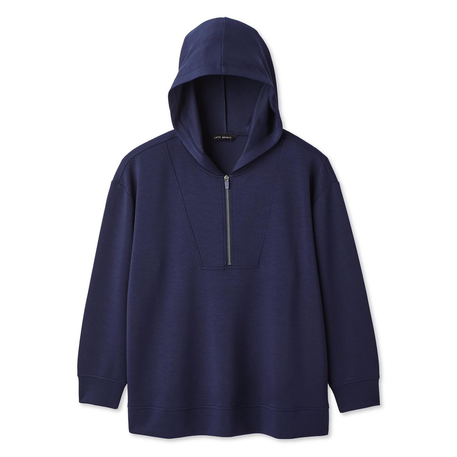 Haut à capuchon avec fermeture éclair quart de longueur Lane Bryant Plus pour femmes