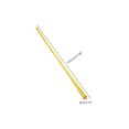 thumbnail image 4 of INSPIRE CHIC Men's Solid Color Narrow Stripes Necktie Graduation Suit Formal Ties Yellow, 4 of 5