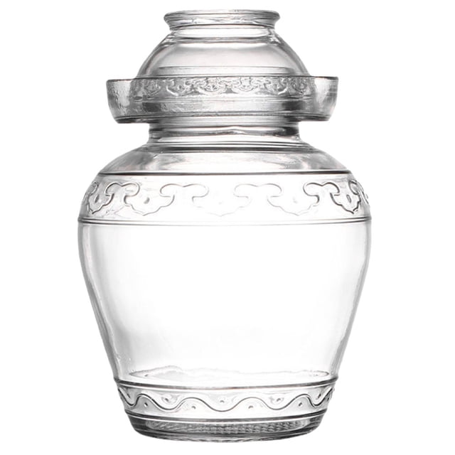 Miangastore Pot de Fermentation Cornichon Réservoir de Fermentation de Légumes Fermentation Cornichon Contenant Transparent