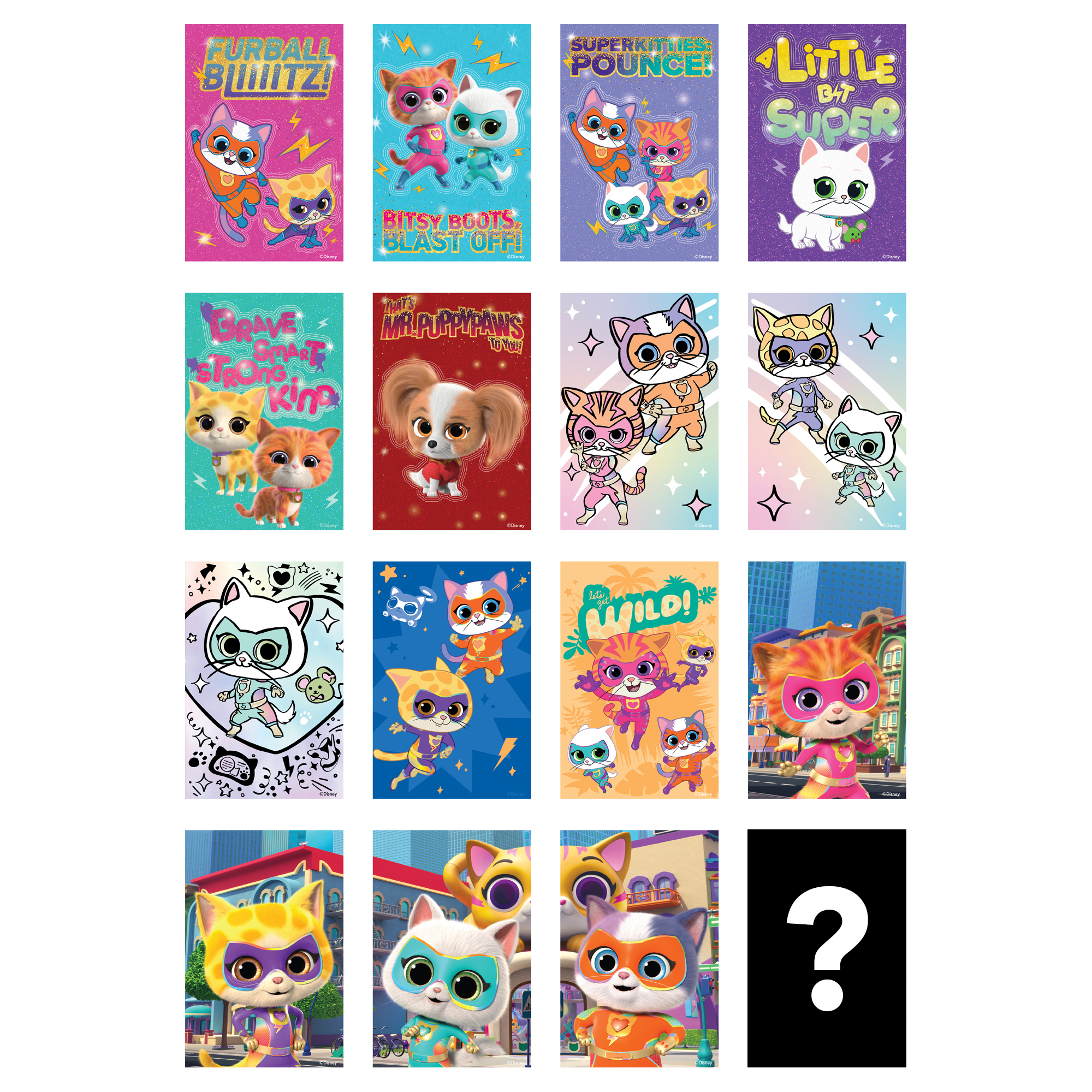 Super Kitties 24 pc Mini Blind Bag Puzzles