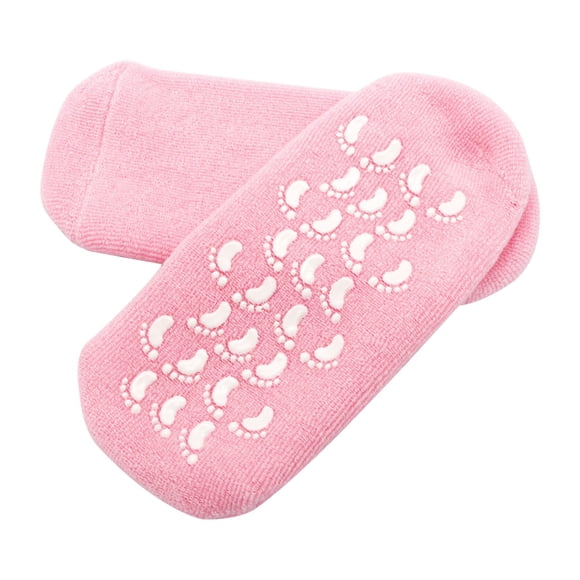 XYAIYT Premium Moisturizing Gel Socks for Soft and Smooth Feet Non-Slip Reusable Hydrating Heel Enriched with Vitamin E Suit for Dry Rough Skin and Calluses Relief