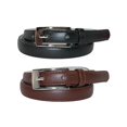 thumbnail image 1 of CTM® Ceinture Mince en Cuir de 3/4 Po pour Robe (Lot de 2 Couleurs) (pour Femmes), 1 of 5