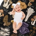 thumbnail image 2 of Couverture à Champignons en Molleton de Flanelle Douce, Jeté Botanique en Peluche pour Lit et Canapé, Couverture Décorative pour la Maison à Champignons, Couverture avec Tableau de Référence Illustratif, Toutes Saisons 60"x50 Pouces, 2 of 6