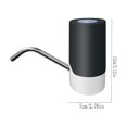 thumbnail image 3 of Water Bottle Pump with Automatic Water Dispenser | Rechargeable Drinking Water Pumping Device | Portable Electric Water Suction Pump for Home Kitchen Office, 3 of 7