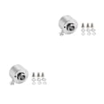 thumbnail image 3 of Dalazy Durable Aluminum Steering Wheel Quick Release Hub With Button Aluminum Wheels Are Sturdy And Durable silver 56*46*35mm 2Set, 3 of 6
