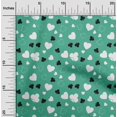 thumbnail image 2 of oneOone Rayon Sea Green Fabric Poker Card Craft Projects Decor Fabric Printed By The Yard 56 Inch Wide, 2 of 4