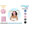 thumbnail image 2 of Hot/Cold Aromatherapy Ultra Comfort Plush Face Wrap (Pink), 2 of 5