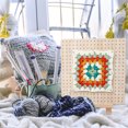 thumbnail image 3 of Crochet Blocking Board, Granny Square Wooden Crochet Blocking Board 20Pcs Steel Pins Accurate  For DIY Projects, 3 of 8