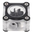 thumbnail image 2 of Compteur, Pmma + Alliage d'Aluminium Léger Compatible Refroidisseur d'Eau Durable, pour Ordinateur Bleu, Rouge, Argent, Noir, 2 of 8