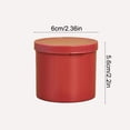 thumbnail image 3 of Yhmxh Bathroom Organizers and Storage,Round Plastic Box Transparent Round Box Organizer Air Puff Box Cotton Swab Toothpick Tool Box Coffee Cup Small Round Bucket Plastic Storage Box, 3 of 6