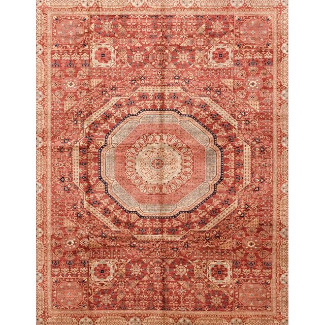 Ahgly Company Tapis d'Intérieur Rectangulaire Abstrait Rouge Tapis de Zone Abstrait, 8 Pieds x 10 Pieds