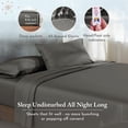 thumbnail image 4 of California Design Den Sheet Sets, Natural 100% Cotton Sheets, Soft Luxury 400 Thread Count Sateen Bedding Sheets Set, Deep Pocket Cooling Sheets, 4 of 8