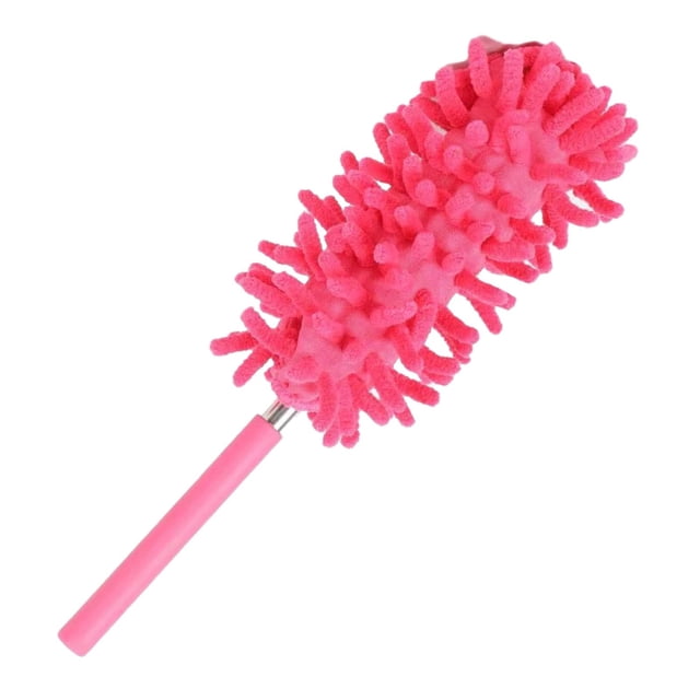 WHEANG Snowler Extendable Dusting Brush Multi Purpose Cleaning For Home And Car With Detachable And Washable Cloth Head