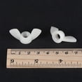 thumbnail image 5 of Unique Bargains M8 Wing Nuts Butterfly Nut Nylon Hand Twist Tighten Fasteners White 25 Pack, 5 of 5