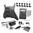 thumbnail image 4 of Bunblic DIY Electric Guitar Kits Portable Retro Multifunction Backplate Accesssories black C, 4 of 8