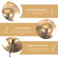 thumbnail image 3 of BESTYASH 1 Set of Hand Cymbals for Activities Adults Traditional Craftsmanship, 3 of 6