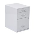thumbnail image 1 of OSP Designs 22” White Metal File Cabinet, 1 of 5