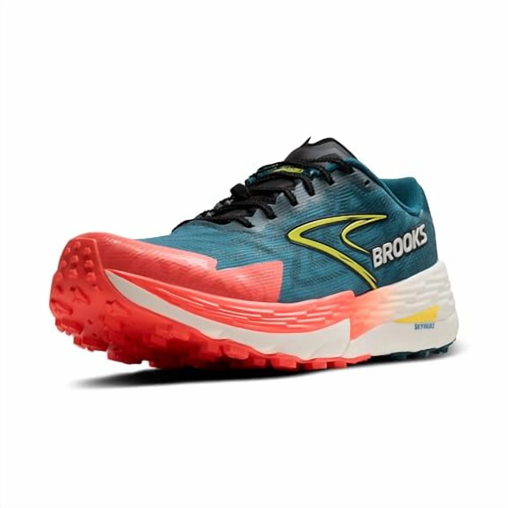 Brooks Men's Catamount 4 Speed Trail Running Shoe - Legion Blue/Celestial/Flame - 12 Medium