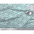 thumbnail image 3 of Soimoi Crepe Silk Fabric Ogee Damask Print Sewing Fabric Yard 42 Inch Wide, 3 of 5