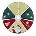 thumbnail image 3 of C&F Home Jolly Santa Tree Skirt 54 Inch Tree Skirt Green, 3 of 4