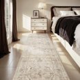 thumbnail image 4 of -Area Rug X Rugs for Living Room- Machine Washable Rug-Soft Living Room Rug-Vintage Non Slip Carpet-Rugs for Bedrooms Dining Room Living Room Office, 4 of 7