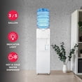 thumbnail image 2 of Fontaine à eau Frigidaire à chargement par le haut, distributeur d'eau chaude et froide pour bonbonnes de 3 ou 5 gallons, blanche,, 2 of 12