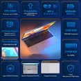 thumbnail image 3 of Auusda Ordinateur Portable Professionnel 15,6 Po avec Processeur AMD Ryzen 3250C, 16 Go de RAM DDR4, SSD NVMe de 512 Go, Windows 11 Pro, Rétroéclairage, Lecteur d'Empreintes Digitales, Couleur Argent., 3 of 11