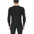 thumbnail image 2 of Chandail de Compression Rembourré à Manches Longues Haut Protecteur Protecteur de Poitrine pour Rugby Football Painball Baseball Basketball, 2 of 5