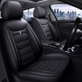 thumbnail image 1 of Maidao Car Seat Covers for FIAT for Panda 2011-Present 5 Seats Front Rear Cushion Protector with Headrest Black, 1 of 7
