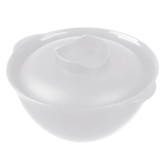 WRKEKC Bol de Nouilles Instantanées en Plastique Résistant à la Chaleur en Liquidation, Contenant à Soupe Compatible Micro-Ondes pour Étudiants, Bureau et Voyage, Léger et Portable