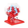 thumbnail image 3 of Milaget Lotto Ball Machine Adults Game Night Holiday Friend Toy Bingo Machine Player Red Blue Balls, 3 of 9